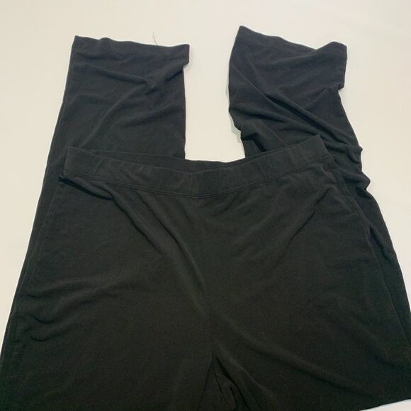 Susan Graver Essentials Black Pull on Pant - Picture 6 of 8